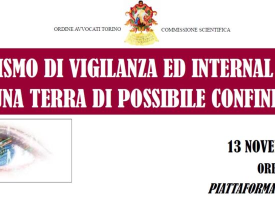 Ordine avvocati di Torino, 13.11.2020, Convegno su OdV 231/2001 e Internal Audit